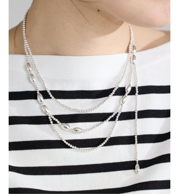 IENA「quip queint/クィップ クエイント germe layer necklace ネックレス QU247」|ネックレス|