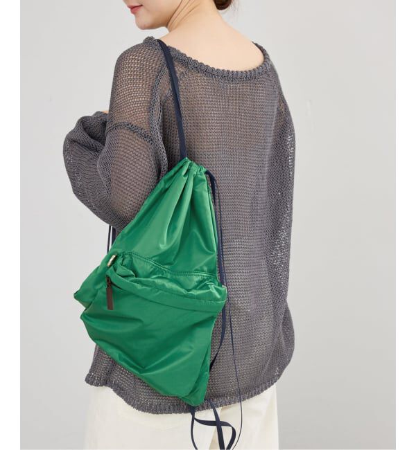 IENA「NOMADIS/ノマディス LATT BAG バッグ 26SS-N222-0」|リュック|グリーン