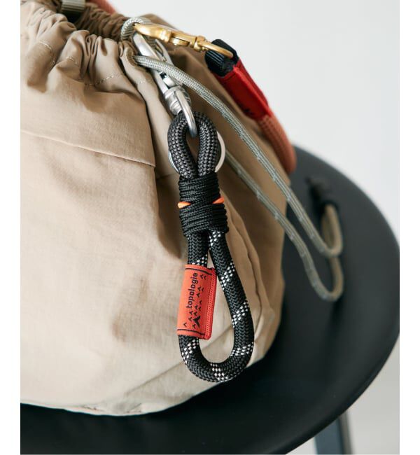 IENA「TOPOLOGIE 8mmLOOP KEYHOLDER キーホルダー TP-WST-K08-BRL-00-PE」|キーケース|ブラック