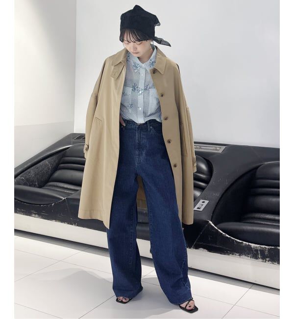 SLOBE IENA「Margaux Dereume &times; SLOBE cotton silk mix シャツ」|シャツ・ブラウス|