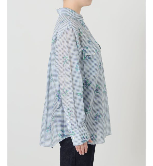 SLOBE IENA「Margaux Dereume &times; SLOBE cotton silk mix シャツ」|シャツ・ブラウス|