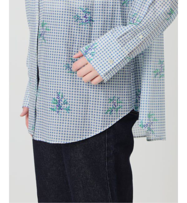 SLOBE IENA「Margaux Dereume &times; SLOBE cotton silk mix シャツ」|シャツ・ブラウス|