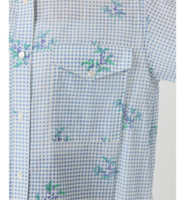 SLOBE IENA「Margaux Dereume &times; SLOBE cotton silk mix シャツ」|シャツ・ブラウス|