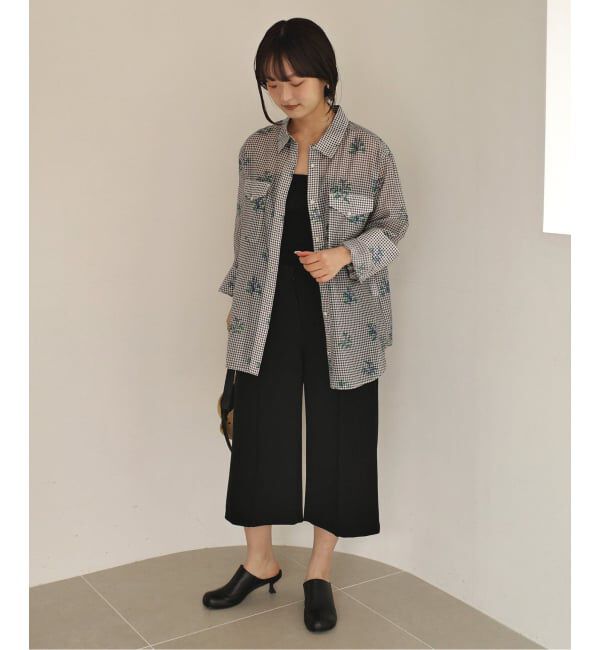 SLOBE IENA「Margaux Dereume &times; SLOBE cotton silk mix シャツ」|シャツ・ブラウス|