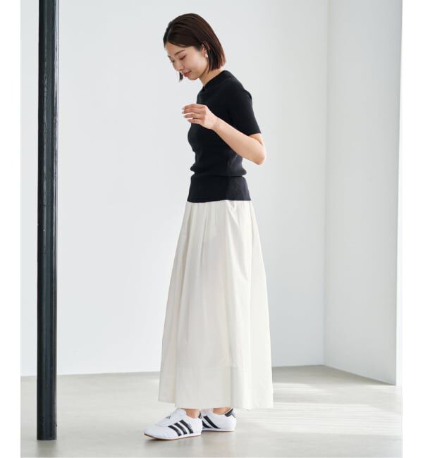 IENA「《予約》ウォッシャブル タフタギャザーフレアスカート」|スカート|