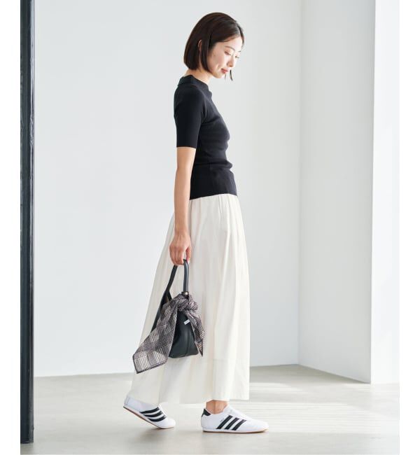 IENA「《予約》ウォッシャブル タフタギャザーフレアスカート」|スカート|