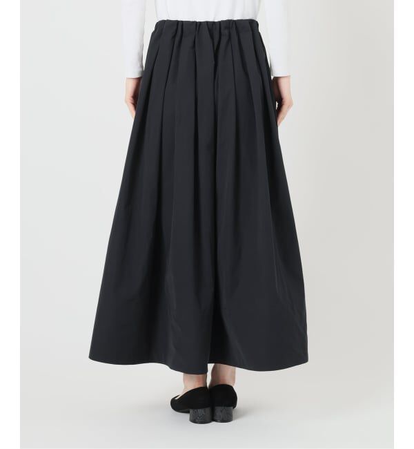 IENA「《予約》ウォッシャブル タフタギャザーフレアスカート」|スカート|
