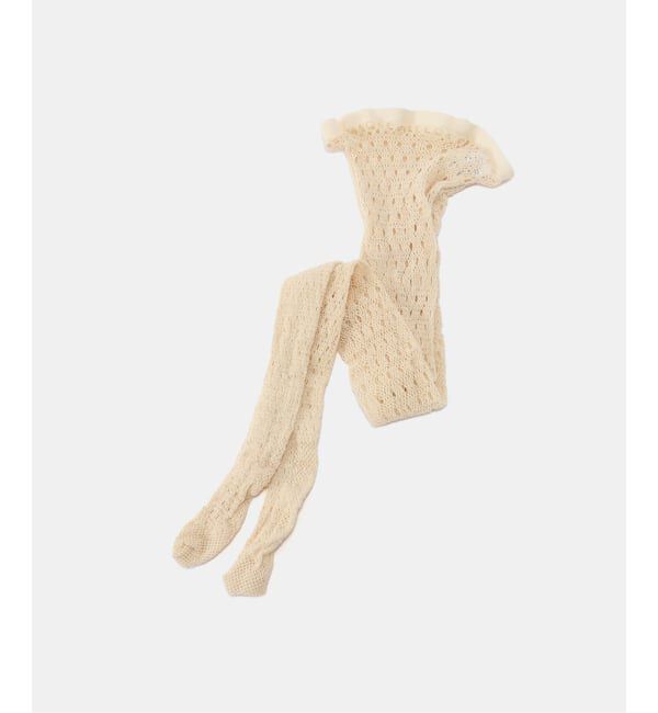 IENA LA BOUCLE「babaco ババコ wavy fishnet タイツ BA02-SK7」|タイツ・ストッキング|ナチュラル