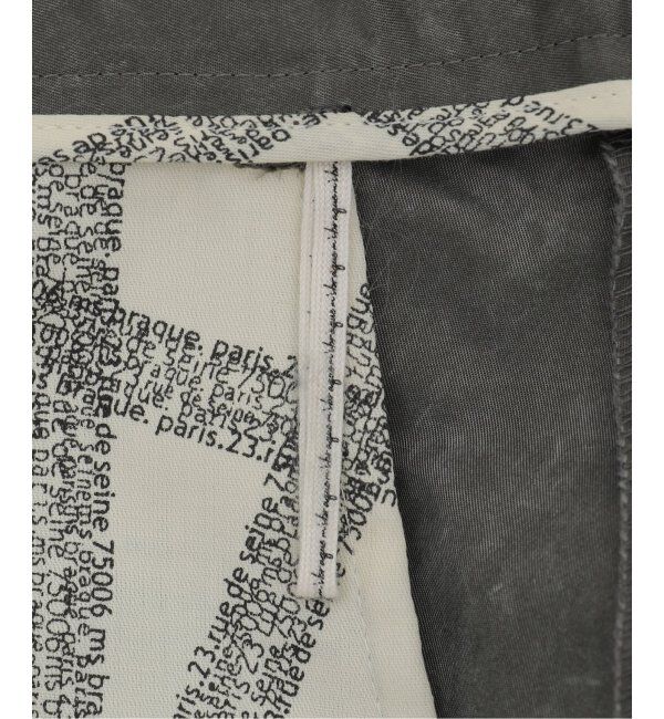 EDIFICE「m&rsquo;s braque(エムズ ブラック) for BOUCLE バイオエイジングタックワイドハ」|スラックス|