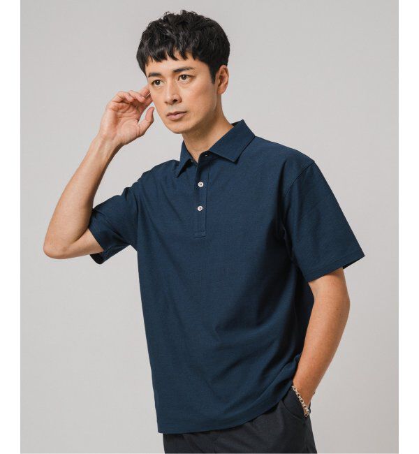 EDIFICE「"吸水速乾機能"ALBINI オープン ポロシャツ」|ポロシャツ|