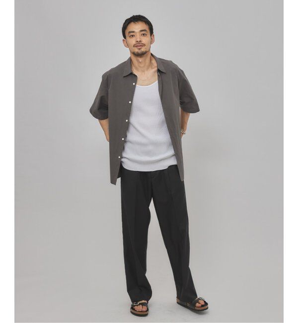 EDIFICE「ETS.MATERIAUX(マテリオ) フレンチワーク ショートスリーブシャツ」|シャツ・ブラウス|