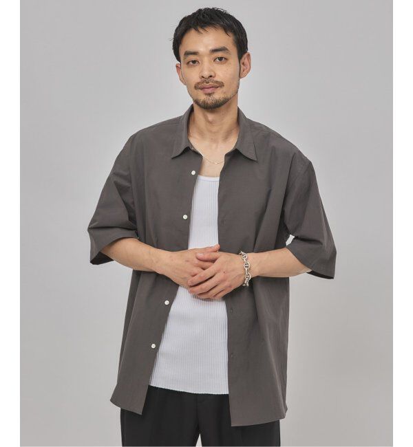 EDIFICE「ETS.MATERIAUX(マテリオ) フレンチワーク ショートスリーブシャツ」|シャツ・ブラウス|