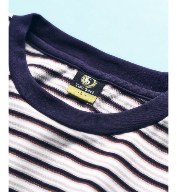 417 EDIFICE「T&C SURF DESIGNS 417別注 マルチボーダー Tシャツ」|Tシャツ・カットソー|