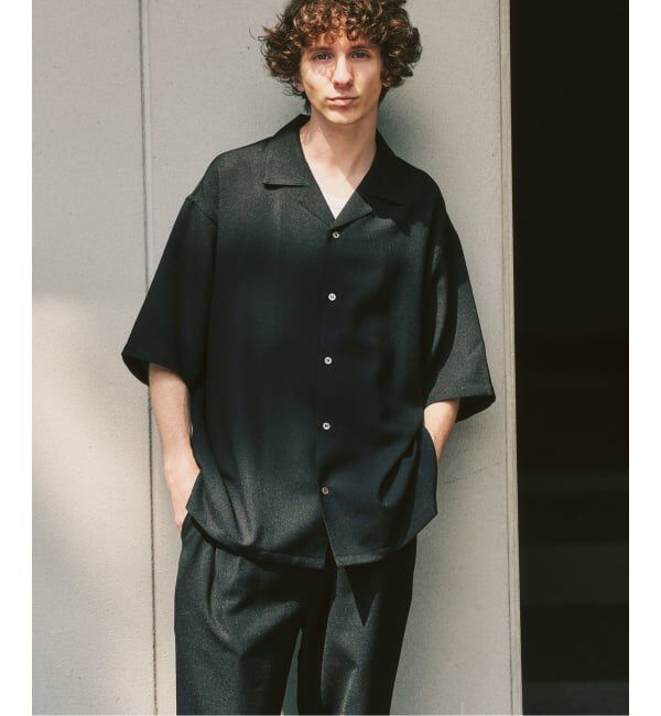 417 EDIFICE「【EVALET / エバレット】オープンカラーシャツ "セットアップ着用可能"」|シャツ・ブラウス|