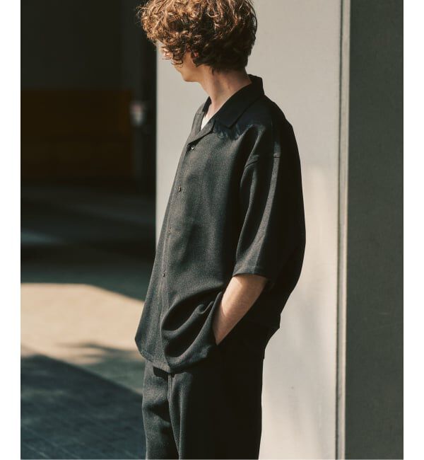 417 EDIFICE「【EVALET / エバレット】オープンカラーシャツ "セットアップ着用可能"」|シャツ・ブラウス|