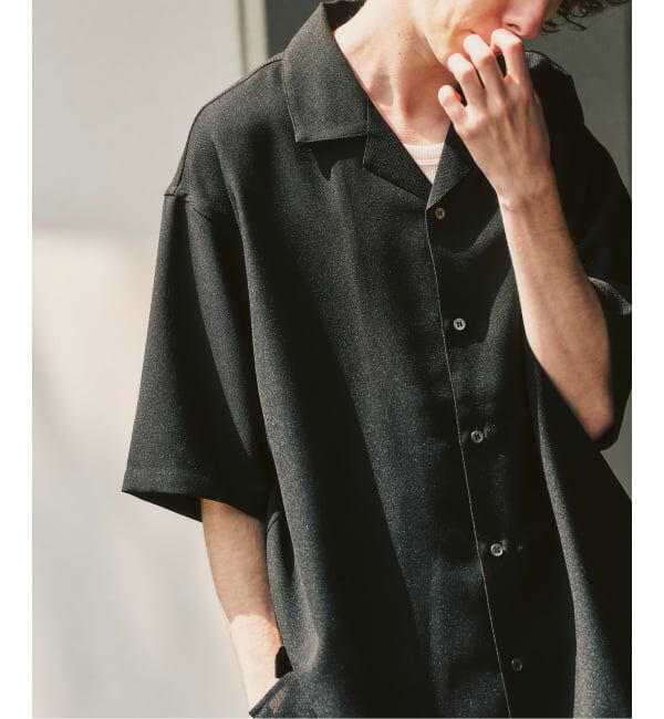 417 EDIFICE「【EVALET / エバレット】オープンカラーシャツ "セットアップ着用可能"」|シャツ・ブラウス|