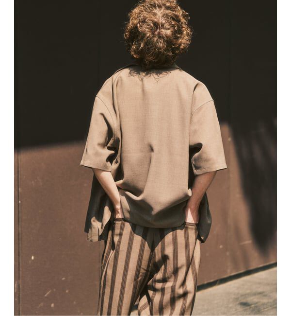 417 EDIFICE「【EVALET / エバレット】オープンカラーシャツ "セットアップ着用可能"」|シャツ・ブラウス|