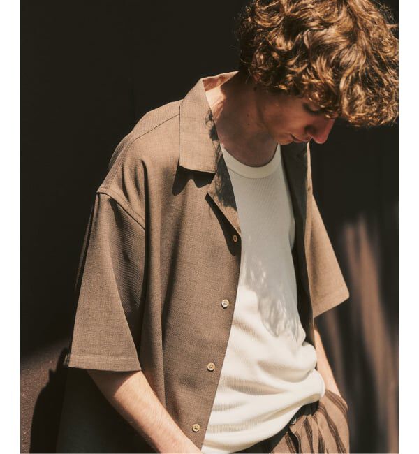 417 EDIFICE「【EVALET / エバレット】オープンカラーシャツ "セットアップ着用可能"」|シャツ・ブラウス|