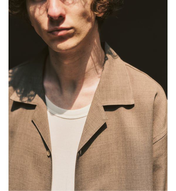 417 EDIFICE「【EVALET / エバレット】オープンカラーシャツ "セットアップ着用可能"」|シャツ・ブラウス|