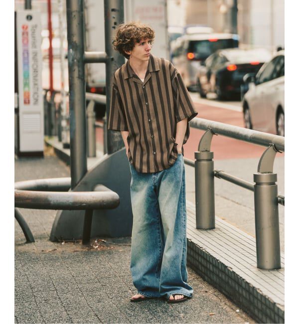 417 EDIFICE「【EVALET / エバレット】オープンカラーシャツ "セットアップ着用可能"」|シャツ・ブラウス|