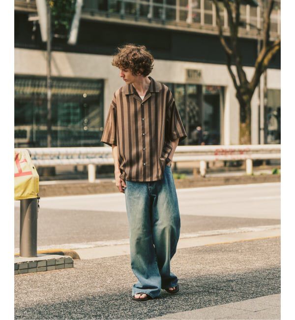 417 EDIFICE「【EVALET / エバレット】オープンカラーシャツ "セットアップ着用可能"」|シャツ・ブラウス|