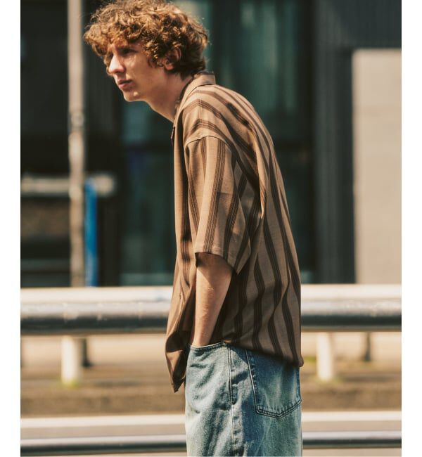 417 EDIFICE「【EVALET / エバレット】オープンカラーシャツ "セットアップ着用可能"」|シャツ・ブラウス|