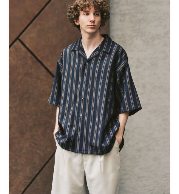 417 EDIFICE「【EVALET / エバレット】オープンカラーシャツ "セットアップ着用可能"」|シャツ・ブラウス|