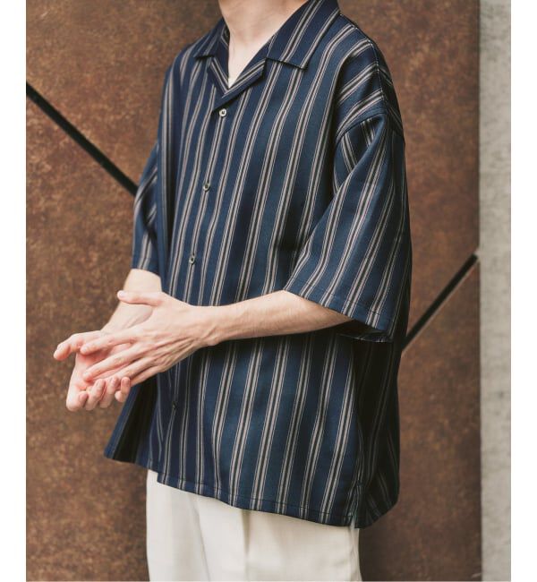 417 EDIFICE「【EVALET / エバレット】オープンカラーシャツ "セットアップ着用可能"」|シャツ・ブラウス|