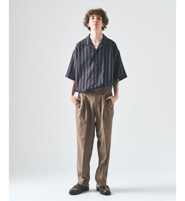 417 EDIFICE「【EVALET / エバレット】オープンカラーシャツ "セットアップ着用可能"」|シャツ・ブラウス|