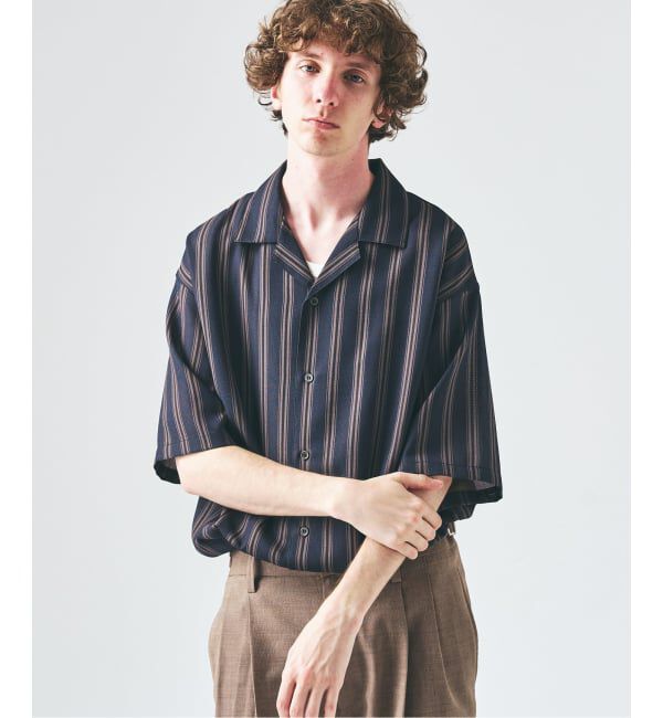 417 EDIFICE「【EVALET / エバレット】オープンカラーシャツ "セットアップ着用可能"」|シャツ・ブラウス|