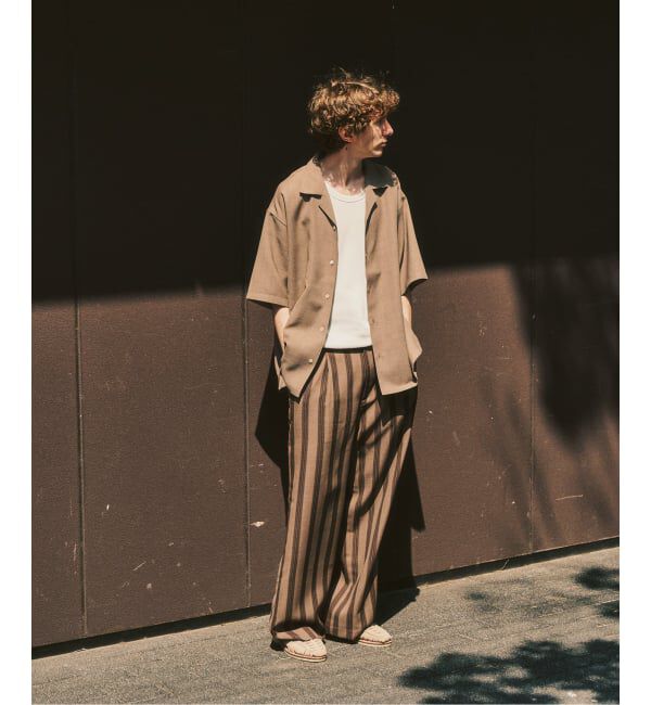 417 EDIFICE「【EVALET / エバレット】オープンカラーシャツ "セットアップ着用可能"」|シャツ・ブラウス|