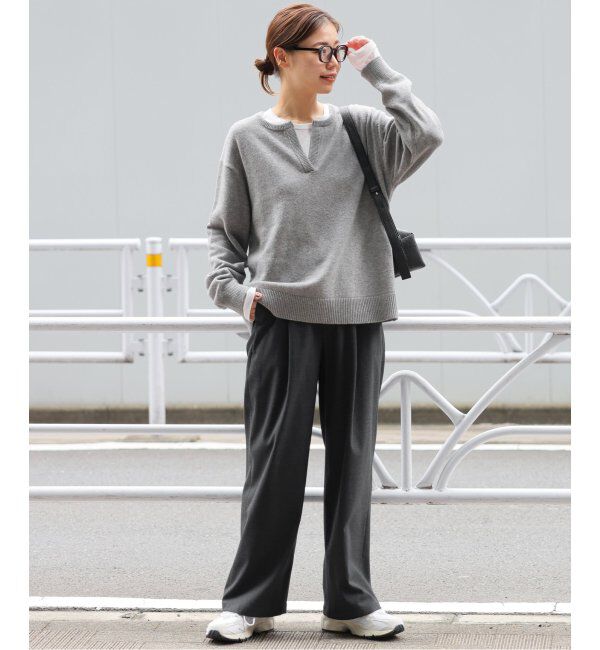 JOURNAL STANDARD relume「ストレッチブラッシュタックパンツ」|スラックス|
