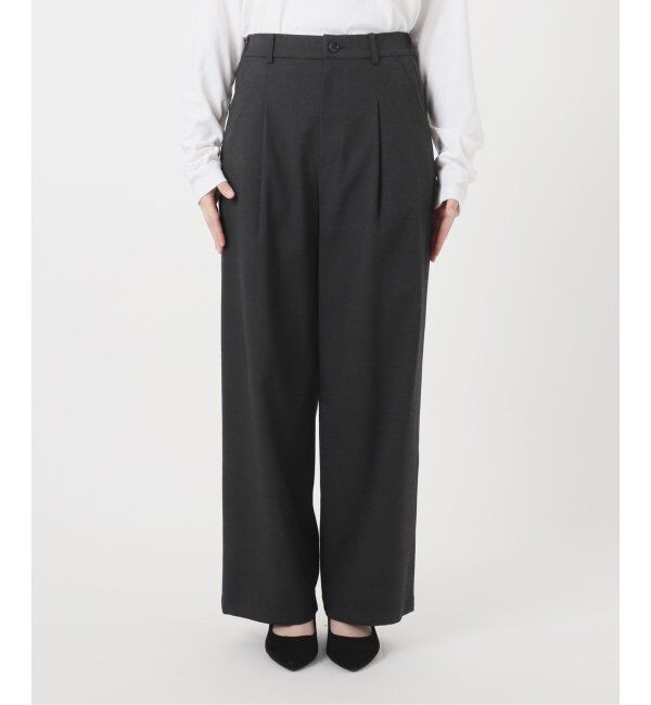 JOURNAL STANDARD relume「ストレッチブラッシュタックパンツ」|スラックス|