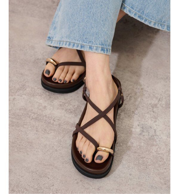 JOURNAL STANDARD relume「RELUME クロスストラッププラットフォームサンダル」|サンダル|