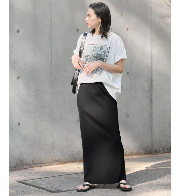 JOURNAL STANDARD「《WEB限定追加2》ハリヌキテレコロングスカート」|スカート|