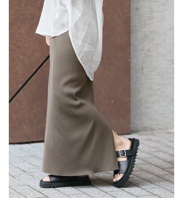 JOURNAL STANDARD「《WEB限定追加2》ハリヌキテレコロングスカート」|スカート|