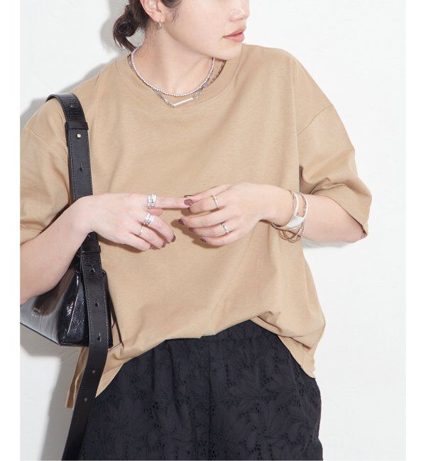 JOURNAL STANDARD「《追加2》汗ジミ防止天竺ビッグT」|Tシャツ・カットソー|ベージュ