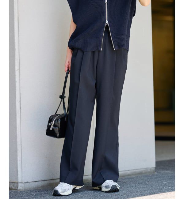 JOURNAL STANDARD relume「《WEB限定追加6》マットウースフレアタックパンツ」|スラックス|