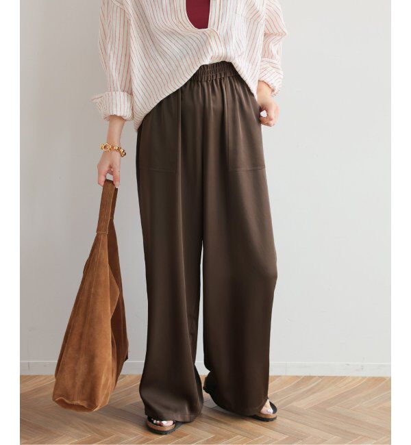 JOURNAL STANDARD relume「ヴィンテージサテンベイカーパンツ」|その他|ブラウン