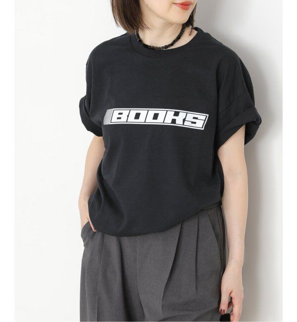 journal standard L'essage「【Pacific BOOKS 】Nascar BLACK t-shirts：Tシャツ」|Tシャツ・カットソー|
