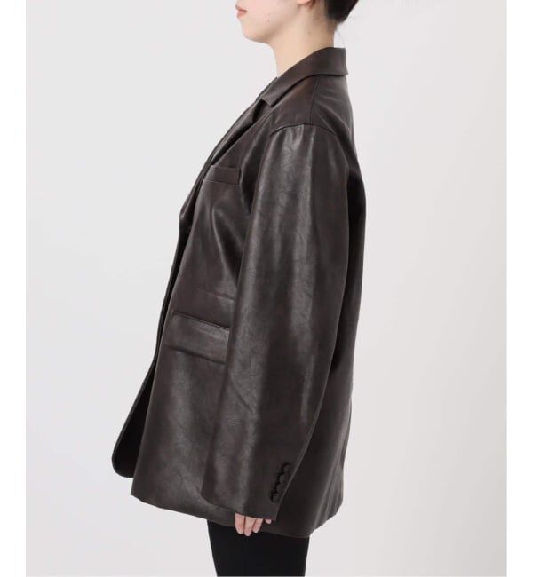 JOURNAL STANDARD「フェイクレザー/フェイクスエードジャケット」|ライダースジャケット|