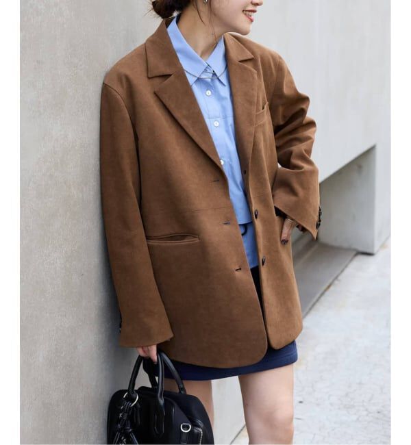 JOURNAL STANDARD「フェイクレザー/フェイクスエードジャケット」|ライダースジャケット|