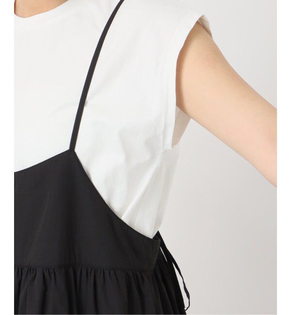 JOURNAL STANDARD relume「［2枚セット］フレンチスリーブT付きバルーンキャミワンピース」|ワンピース|