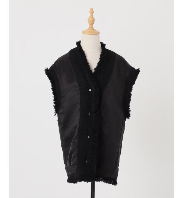 journal standard L'essage「GIOLICAツイードBIGベスト」|ダウンベスト・ベスト|