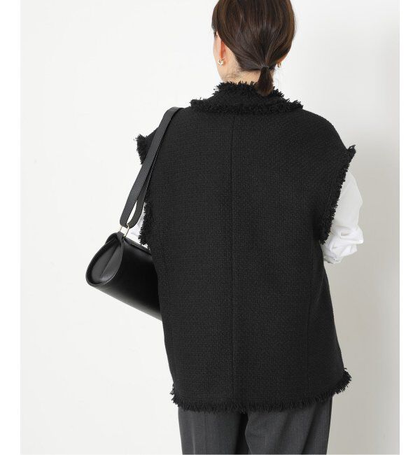 journal standard L'essage「GIOLICAツイードBIGベスト」|ダウンベスト・ベスト|