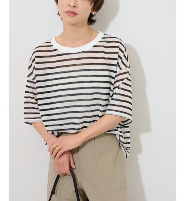 JOURNAL STANDARD relume「シアーカットTEE」|Tシャツ・カットソー|ホワイト A