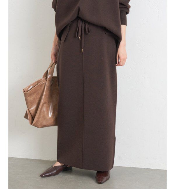 JOURNAL STANDARD「《WEB限定》ウォッシャブルTEXBRID Iラインスカート」|スカート|ブラウン