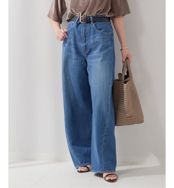 journal standard L'essage「《追加2》ルーズウェービング 3D デニムパンツ」|デニム|