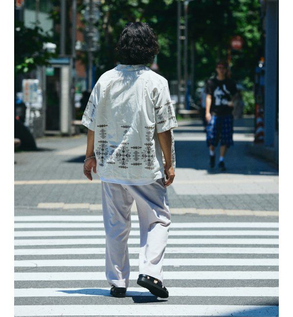 JOURNAL STANDARD relume「リネンブレンド 1タック &rdquo;レイジー&rdquo; パンツ」|スラックス|