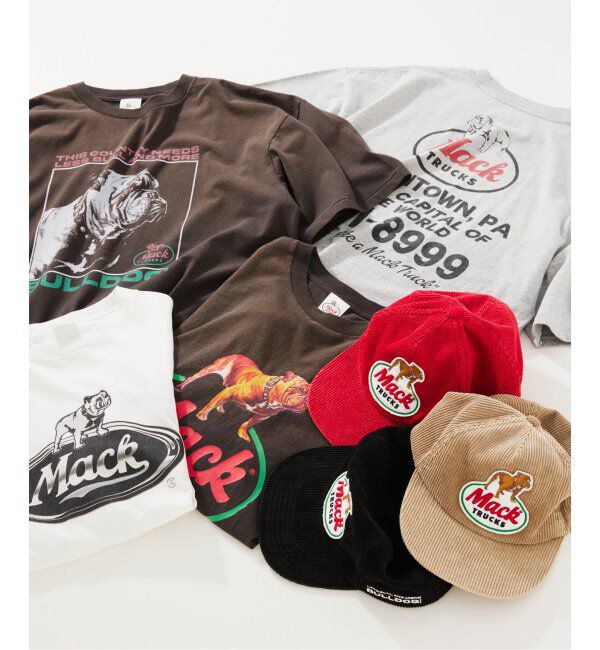 JOURNAL STANDARD relume「MACK TRUCKS / マック・トラックス 別注 フェード プリント Tシャツ」|Tシャツ・カットソー|
